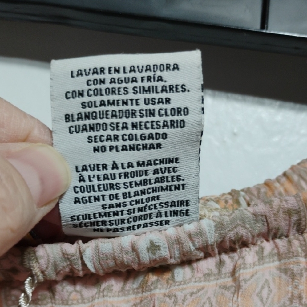 Ruby Rd. Light Peach Maxi Skirt Sz.12 Hardly Worn (A-80) - Picture 3 of 10